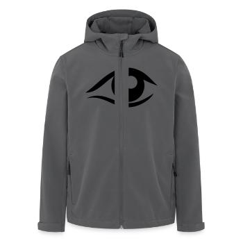 Auge - Recycelte Männer Softshell-Jacke von Stanley/Stella - Anthrazit - Vorne - AI Model Male 185 light (185cm)