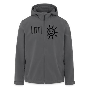 Sunshine / Sonnenschein / Baby / Liebling - Recycelte Männer Softshell-Jacke von Stanley/Stella - Anthrazit - Vorne - AI Model Male 185 light (185cm)