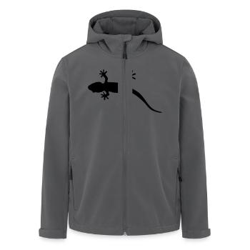 gecko form silhouette design - Recycelte Männer Softshell-Jacke von Stanley/Stella - Anthrazit - Vorne - AI Model Male 185 light (185cm)