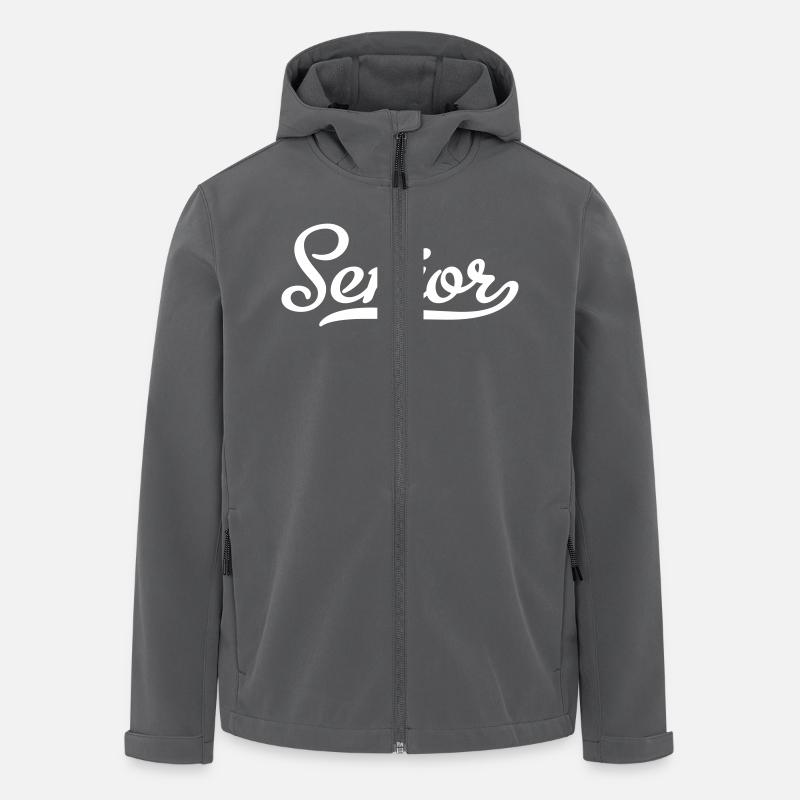 Senior - Men’s Recycled Softshell Jacket by Stanley/Stella - anthracite