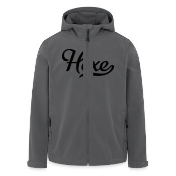 Hexe - Recycelte Männer Softshell-Jacke von Stanley/Stella - Anthrazit - Vorne - AI Model Male 185 light (185cm)