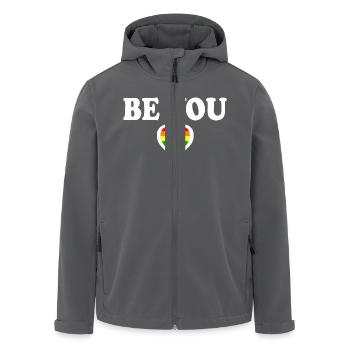 Be you - Recycelte Männer Softshell-Jacke von Stanley/Stella - Anthrazit - Vorne - AI Model Male 185 light (185cm)