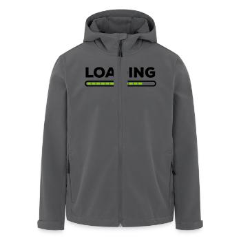 Loading - Recycelte Männer Softshell-Jacke von Stanley/Stella - Anthrazit - Vorne - AI Model Male 185 light (185cm)
