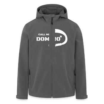 Drag of Domina - Recycelte Männer Softshell-Jacke von Stanley/Stella - Anthrazit - Vorne - AI Model Male 185 light (185cm)
