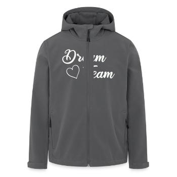 dream team - Recycelte Männer Softshell-Jacke von Stanley/Stella - Anthrazit - Vorne - AI Model Male 185 light (185cm)
