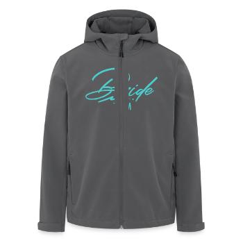 Team Bride - Recycelte Männer Softshell-Jacke von Stanley/Stella - Anthrazit - Vorne - AI Model Male 185 light (185cm)