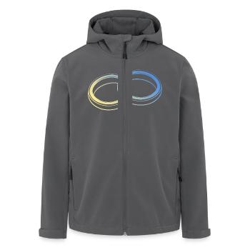 Eheringe Hochzeit - Recycelte Männer Softshell-Jacke von Stanley/Stella - Anthrazit - Vorne - AI Model Male 185 light (185cm)
