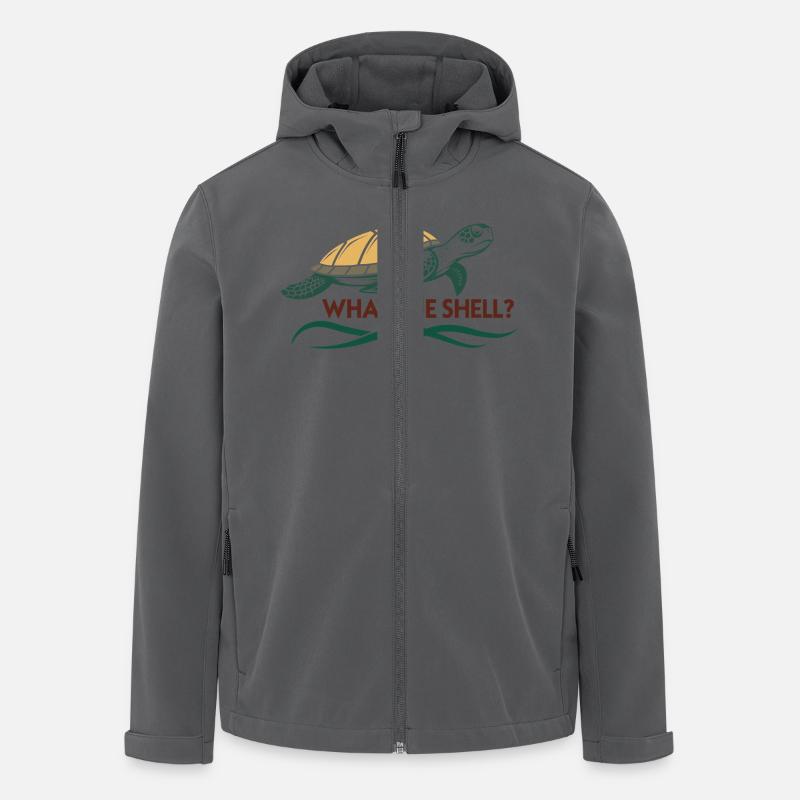 Was zum Teufel? - Recycelte Männer Softshell-Jacke von Stanley/Stella - Anthrazit