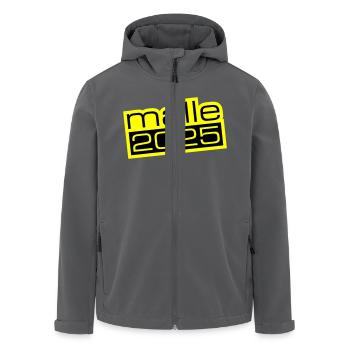 Malle 2025 - Recycelte Männer Softshell-Jacke von Stanley/Stella - Anthrazit - Vorne - AI Model Male 185 light (185cm)
