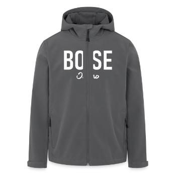 Boise - Idaho - USA - United States of America - Recycelte Männer Softshell-Jacke von Stanley/Stella - Anthrazit - Vorne - AI Model Male 185 light (185cm)