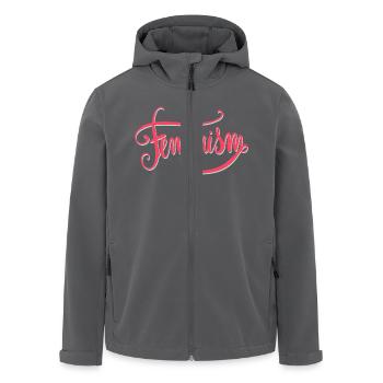 Feminismus Spruch Geschenk Vintage Emanzipation - Recycelte Männer Softshell-Jacke von Stanley/Stella - Anthrazit - Vorne - AI Model Male 185 light (185cm)