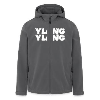Ylang Ylang Design für Duftliebhaber - Recycelte Männer Softshell-Jacke von Stanley/Stella - Anthrazit - Vorne - AI Model Male 185 light (185cm)