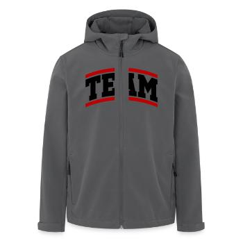 Team - Recycelte Männer Softshell-Jacke von Stanley/Stella - Anthrazit - Vorne - AI Model Male 185 light (185cm)