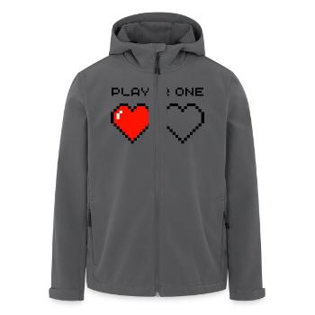 Player One - Recycelte Männer Softshell-Jacke von Stanley/Stella - Anthrazit - Vorne - AI Model Male 185 light (185cm)
