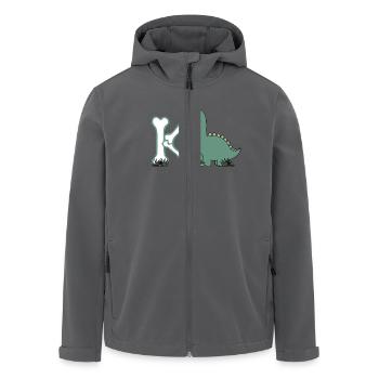 Buchstabe K - Recycelte Männer Softshell-Jacke von Stanley/Stella - Anthrazit - Vorne - AI Model Male 185 light (185cm)