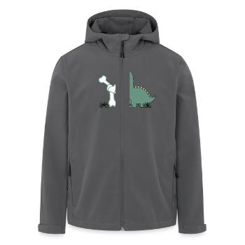 Buchstabe Y - Recycelte Männer Softshell-Jacke von Stanley/Stella - Anthrazit - Vorne - AI Model Male 185 light (185cm)