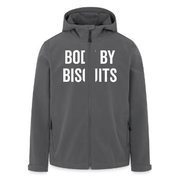 Körper von Biscuits - Recycelte Männer Softshell-Jacke von Stanley/Stella - Anthrazit - Vorne - AI Model Male 185 light (185cm)