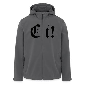 Working Class Skinhead Oi! Antiracist Bootboys My - Recycelte Männer Softshell-Jacke von Stanley/Stella - Anthrazit - Vorne - AI Model Male 185 light (185cm)