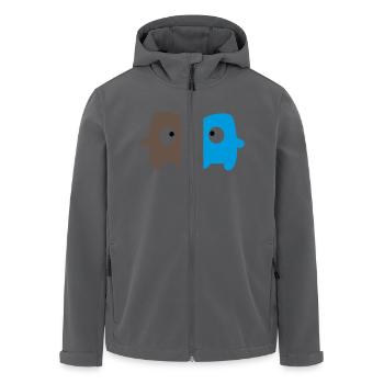 Monsters in love - Recycelte Männer Softshell-Jacke von Stanley/Stella - Anthrazit - Vorne - AI Model Male 185 light (185cm)