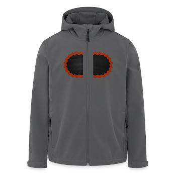 Fahrrad Flicken Original - Recycelte Männer Softshell-Jacke von Stanley/Stella - Anthrazit - Vorne - AI Model Male 185 light (185cm)