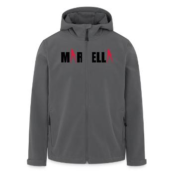 Marbella sexy Girls holiday Spain - Recycelte Männer Softshell-Jacke von Stanley/Stella - Anthrazit - Vorne - AI Model Male 185 light (185cm)