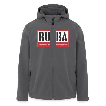 RUFBA - Recycelte Männer Softshell-Jacke von Stanley/Stella - Anthrazit - Vorne - AI Model Male 185 light (185cm)