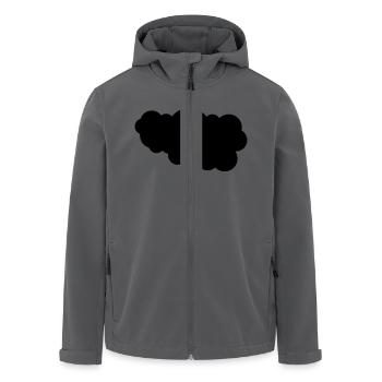 cloud - Recycelte Männer Softshell-Jacke von Stanley/Stella - Anthrazit - Vorne - AI Model Male 185 light (185cm)