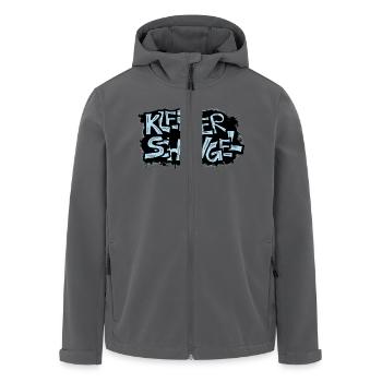 kleiner schlingel graffit - Recycelte Männer Softshell-Jacke von Stanley/Stella - Anthrazit - Vorne - AI Model Male 185 light (185cm)