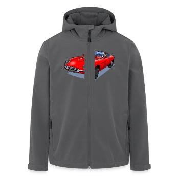 Jaguar - Recycelte Männer Softshell-Jacke von Stanley/Stella - Anthrazit - Vorne - AI Model Male 185 light (185cm)