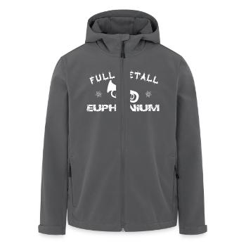 full-metall-euphonium - Recycelte Männer Softshell-Jacke von Stanley/Stella - Anthrazit - Vorne - AI Model Male 185 light (185cm)