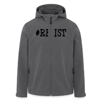 #RESIST - Recycelte Männer Softshell-Jacke von Stanley/Stella - Anthrazit - Vorne - AI Model Male 185 light (185cm)