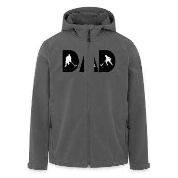 Hockey Dad - Recycelte Männer Softshell-Jacke von Stanley/Stella - Anthrazit - Vorne - AI Model Male 185 light (185cm)
