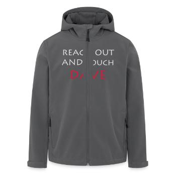Reach out and touch Dave - Recycelte Männer Softshell-Jacke von Stanley/Stella - Anthrazit - Vorne - AI Model Male 185 light (185cm)