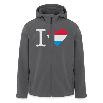 Ich liebe Holland - Recycelte Männer Softshell-Jacke von Stanley/Stella - Anthrazit - Vorne - AI Model Male 185 light (185cm)