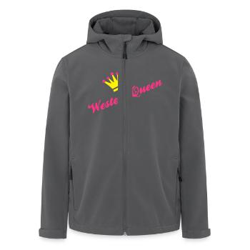 2541614 12071003 western - Recycelte Männer Softshell-Jacke von Stanley/Stella - Anthrazit - Vorne - AI Model Male 185 light (185cm)