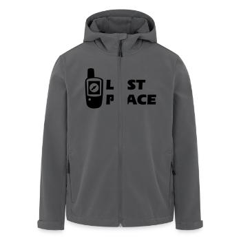 Geocaching GPS Lost Place Cache - Recycelte Männer Softshell-Jacke von Stanley/Stella - Anthrazit - Vorne - AI Model Male 185 light (185cm)