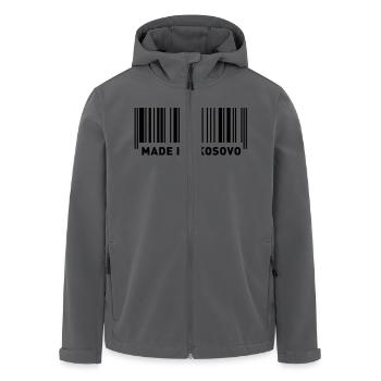 MADE IN KOSOVO - Recycelte Männer Softshell-Jacke von Stanley/Stella - Anthrazit - Vorne - AI Model Male 185 light (185cm)