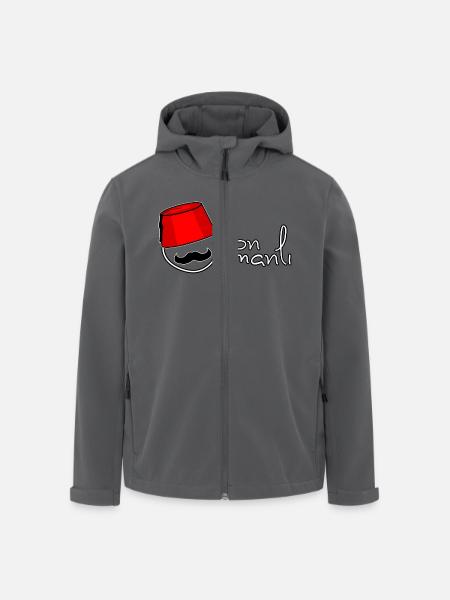 Osmanli - Recycelte Männer Softshell-Jacke von Stanley/Stella - Anthrazit