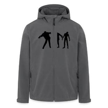 zombies - Recycelte Männer Softshell-Jacke von Stanley/Stella - Anthrazit - Vorne - AI Model Male 185 light (185cm)