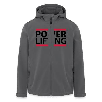 Powerlifting - Recycelte Männer Softshell-Jacke von Stanley/Stella - Anthrazit - Vorne - AI Model Male 185 light (185cm)