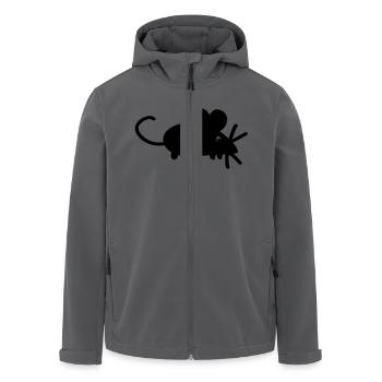 Maus - Recycelte Männer Softshell-Jacke von Stanley/Stella - Anthrazit - Vorne - AI Model Male 185 light (185cm)