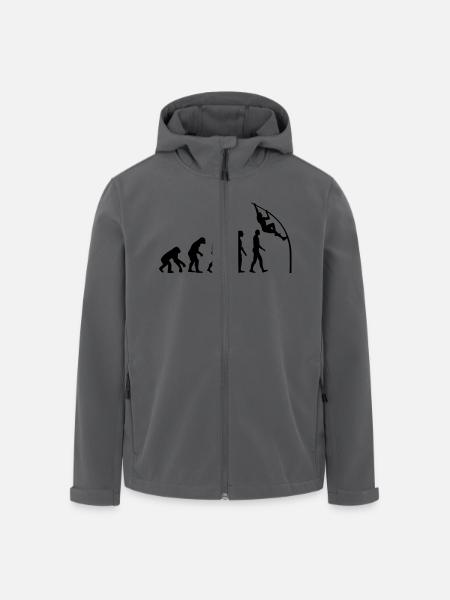 Evolution Stabhochsprung - Recycelte Männer Softshell-Jacke von Stanley/Stella - Anthrazit
