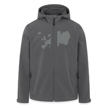 Wien Bratislava Brno Graz Budapest - Recycelte Männer Softshell-Jacke von Stanley/Stella - Anthrazit - Vorne - AI Model Male 185 light (185cm)