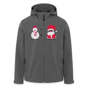 Weihnachts Crew 3 - Recycelte Männer Softshell-Jacke von Stanley/Stella - Anthrazit - Vorne - AI Model Male 185 light (185cm)