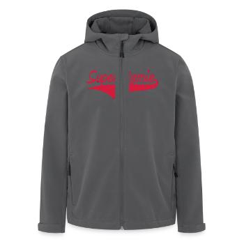 Super Mamie ! - Recycelte Männer Softshell-Jacke von Stanley/Stella - Anthrazit - Vorne - AI Model Male 185 light (185cm)