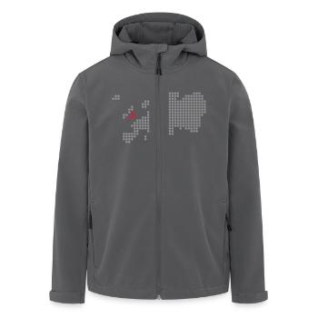 England - Recycelte Männer Softshell-Jacke von Stanley/Stella - Anthrazit - Vorne - AI Model Male 185 light (185cm)