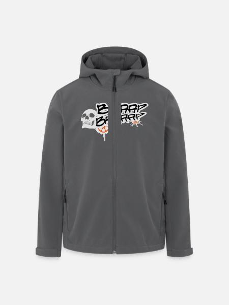 BRAAP BRAAAP MACHINE SKULL - Recycelte Männer Softshell-Jacke von Stanley/Stella - Anthrazit