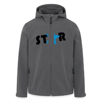 star - Recycelte Männer Softshell-Jacke von Stanley/Stella - Anthrazit - Vorne - AI Model Male 185 light (185cm)