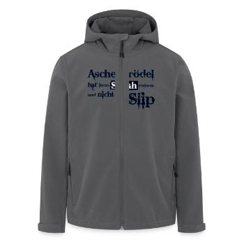 Aschenbrödel - Recycelte Männer Softshell-Jacke von Stanley/Stella - Anthrazit - Vorne - AI Model Male 185 light (185cm)