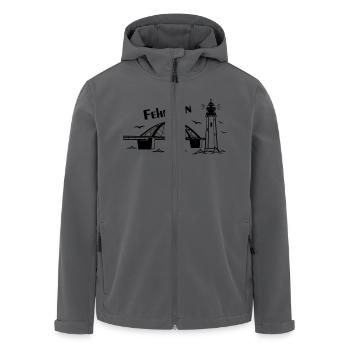 Fehmarn - Recycelte Männer Softshell-Jacke von Stanley/Stella - Anthrazit - Vorne - AI Model Male 185 light (185cm)